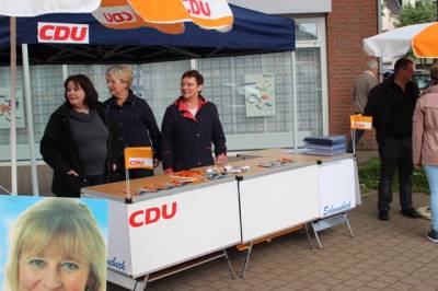 Landtagswahlkampf 2012 - Info-Stand Schonnebeck am 12.05.2012