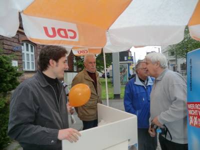 Landtagswahlkampf 2012 - Info-Stand Katernberg am 12.05.2012