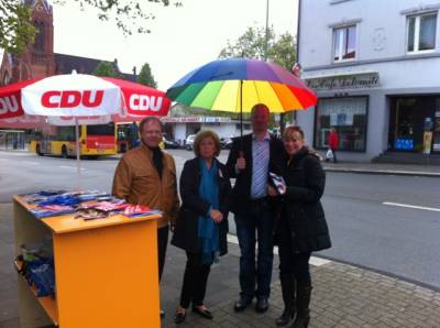 Landtagswahlkampf 2012 - Info-Stand Stoppenberg am 12.05.2012
