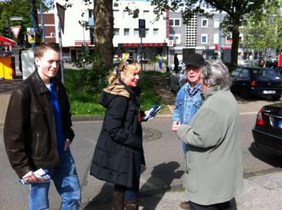 Landtagswahlkampf 2012 - Info-Stand Stoppenberg am 12.05.2012