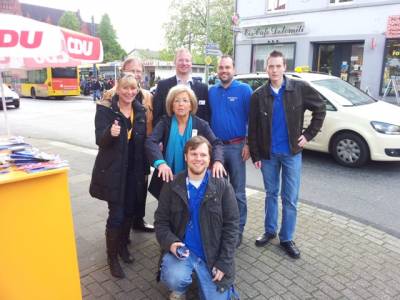 Landtagswahlkampf 2012 - Info-Stand Stoppenberg am 12.05.2012