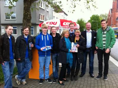 Landtagswahlkampf 2012 - Info-Stand Stoppenberg am 12.05.2012
