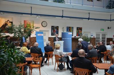 Neujahrsempfang 2017 - Begrüßung durch Willi Maas, Vorsitzender des Ortsverbandes Katernberg