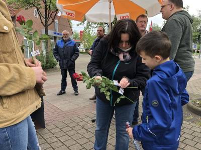 Muttertag - Infostand in Schonnebeck 